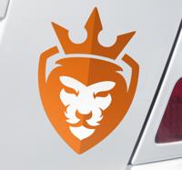 Oranje nederlandse leeuw feestdagen sticker