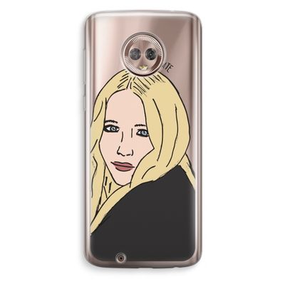 Mary Kate: Motorola Moto G6 Transparant Hoesje