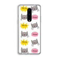 Meow: OnePlus 8 Transparant Hoesje