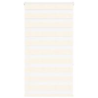 VidaXL Zebra rolgordijn 90x150 cm stofbreedte 85,9 cm marmerbeige