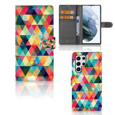 Samsung Galaxy S22 Ultra | Telefoon Hoesje | Geruit
