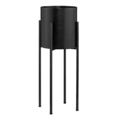 Bloempot Haydn - zwart - 44xØ14,5 cm