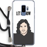Let It Snow: Samsung Galaxy S9 Plus Transparant Hoesje met koord