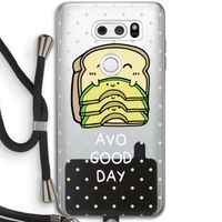 Avo Good Day: LG V30 Transparant Hoesje met koord