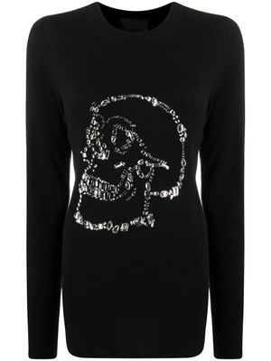 Philipp Plein pull à ornements - Noir