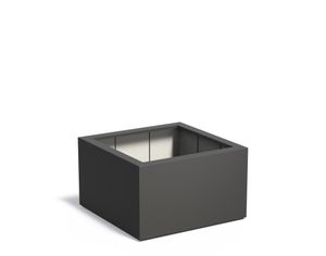 Polyester plantenbak CARREZ 100x100x60cm.