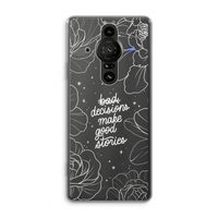 Good stories: Sony Xperia Pro-I Transparant Hoesje