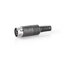 Nedis DIN-Connector | Male | Twist-On | 6.0 mm | 25 Stuks | 1 stuks - CAVC20903BK CAVC20903BK - thumbnail