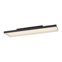Paul Neuhaus Zwarte plafondlampQ-Magong rechthoekig - 6317-18
