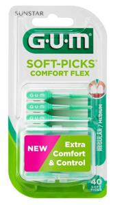 GUM Soft picks comfort flex regular/medium (40 st)