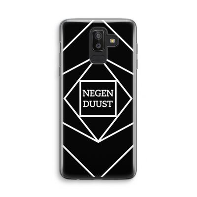 Negenduust geometrisch: Samsung Galaxy J8 (2018) Transparant Hoesje