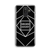 Negenduust geometrisch: Samsung Galaxy J8 (2018) Transparant Hoesje