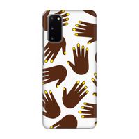 Hands dark: Volledig geprint Samsung Galaxy S20 Hoesje