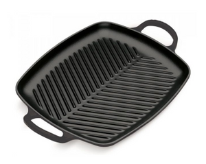 Le Creuset Grillplaat Signature - Mat Zwart - 30 x 27 cm