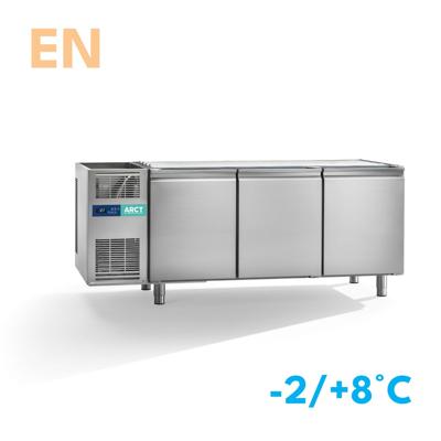 Dieptekoelwerkbank | 3 deurs EN | zonder werkblad | stekkerklaar