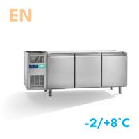 Dieptekoelwerkbank | 3 deurs EN | zonder werkblad | stekkerklaar