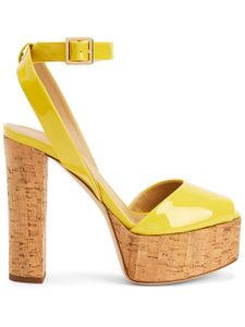 Giuseppe Zanotti sandales Betty 170 mm à bout ouvert - Jaune