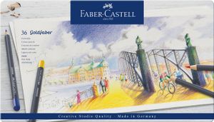 Kleurpotloden Faber-Castell Goldfaber set Ãƒ 36 stuks assorti