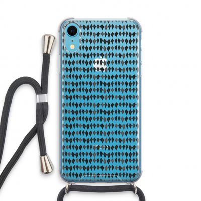 Crazy shapes: iPhone XR Transparant Hoesje met koord
