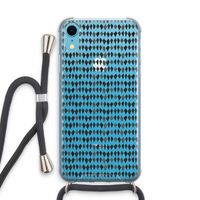 Crazy shapes: iPhone XR Transparant Hoesje met koord