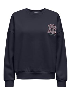 Only Onlrillo L/s Boxy O-neck Cs Swt Sweater Night Sky