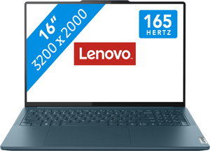 Lenovo Yoga Pro 9 Laptop 40,6 cm (16") 3.2K Intel® Core™ i9 i9-13905H 32 GB LPDDR5x-SDRAM 1 TB SSD NVIDIA GeForce RTX 4060 Wi-Fi 6E (802.11ax) Windows 11 Home Blauwgroen