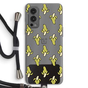 Bananas: OnePlus Nord 2 5G Transparant Hoesje met koord