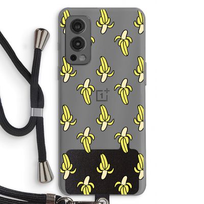 Bananas: OnePlus Nord 2 5G Transparant Hoesje met koord