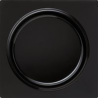 Gira afdekking inzetplaat met knop voor dimmer zwart S-Color
