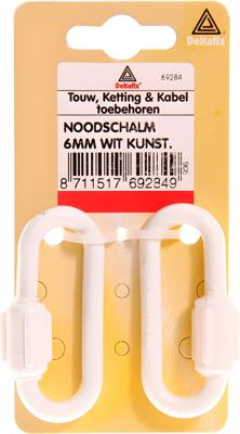 Noodschalm 6mm wit - Deltafix