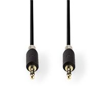 Nedis CABW22000AT100 audio kabel 3.5mm Antraciet - thumbnail