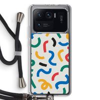 Illustratieve pop 2: Xiaomi Mi 11 Ultra Transparant Hoesje met koord