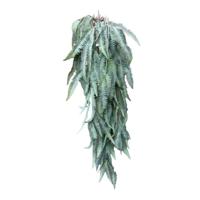 Kunst Hangplant Varen grijs 110cm