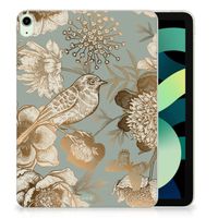 Siliconen Hoesje voor iPad Air (2020/2022) 10.9 inch Vintage Bird Flowers - thumbnail