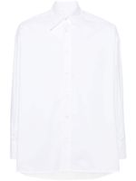 MM6 Maison Margiela chemise en coton à motif signature - Blanc