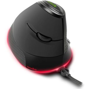 Sovos Vertical RGB Gaming Mouse - Zwart