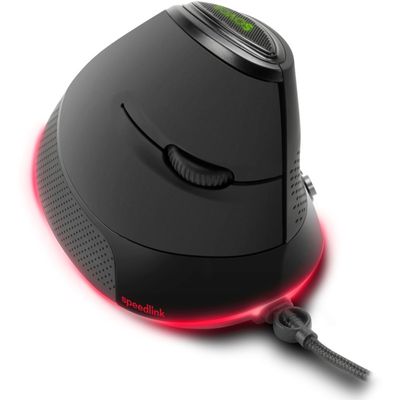 Sovos Vertical RGB Gaming Mouse - Zwart