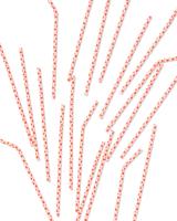 HEMA Papieren rietjes hartjes - 20 stuks