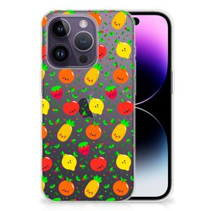 Apple iPhone 14 Pro Siliconen Case Fruits