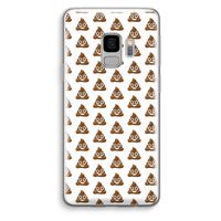 Poop emoji: Samsung Galaxy S9 Transparant Hoesje