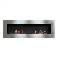 Murus 1600 - Geborsteld staal
- ScandiFlames 
- Kleur: Geborsteld staal  
- Afmeting: 160 cm x 55 cm x 16,5 cm - thumbnail