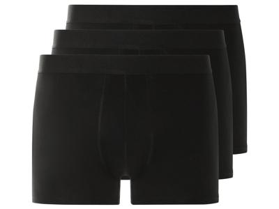 LIVERGY 3 heren boxers (3XL, Zwart)