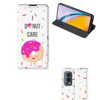 OnePlus Nord 2 5G Flip Style Cover Donut Roze