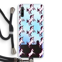 Musketon Unicorn: Huawei P Smart Pro Transparant Hoesje met koord