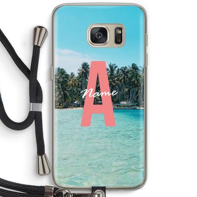 Pacific Dream: Samsung Galaxy S7 Transparant Hoesje met koord