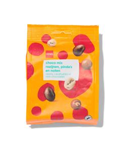 HEMA Choco Mix Rozijnen, Pinda's En Noten 150gram