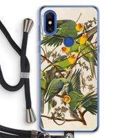 Carolinaparkiet: Xiaomi Mi Mix 3 Transparant Hoesje met koord