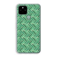 Moroccan tiles 2: Google Pixel 5 Transparant Hoesje