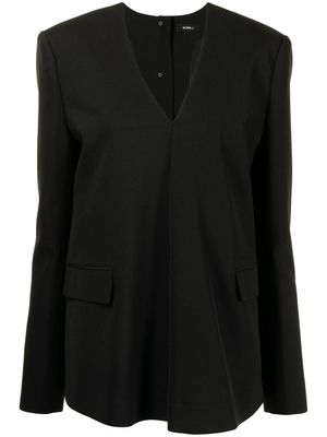 Goen.J haut à design structuré - Noir