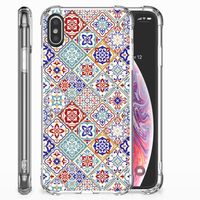 Apple iPhone X | Xs Anti-Shock Hoesje Tiles Color - thumbnail